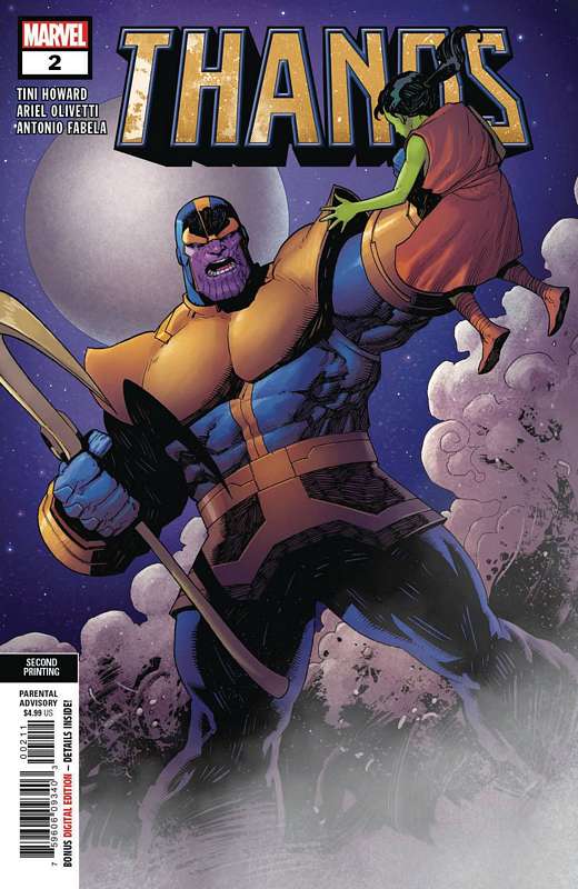 THANOS #2 (OF 6) 2ND PTG OLIVETTI VARIANT