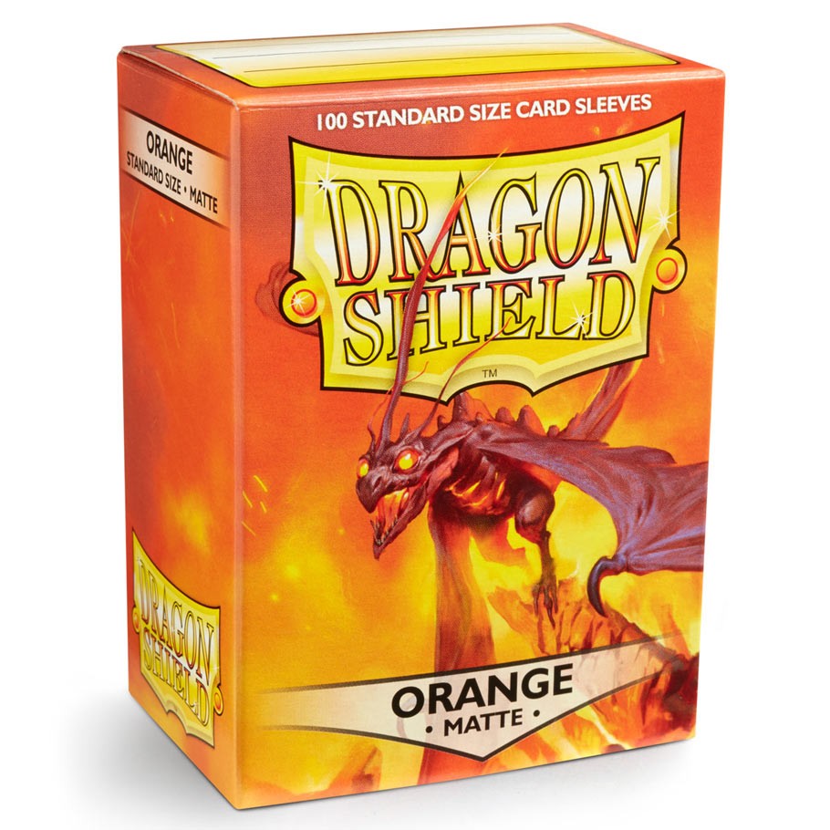 Dragon Shield Orange Matte 100 ct
