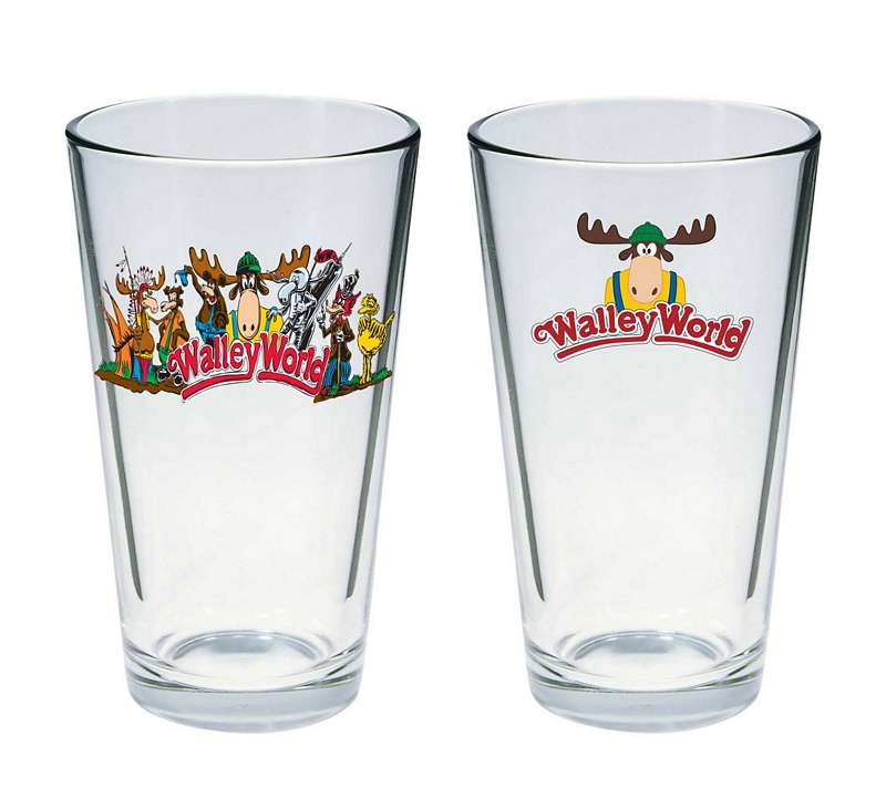 NATL LAMPOONS VACATION MARTY MOOSE PINT GLASS  NATL LAMPOONS VACATION MARTY MOOSE PINT GLASS