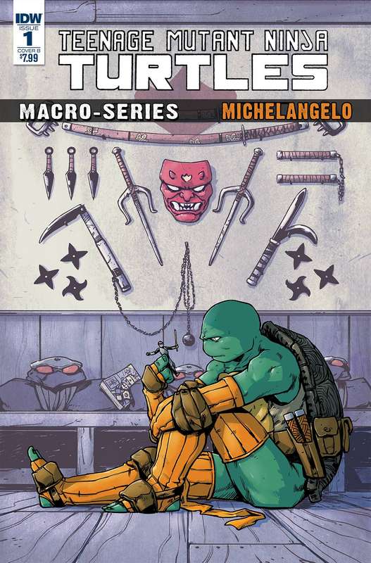 TMNT MACROSERIES MICHELANGELO CVR B DIALYNAS