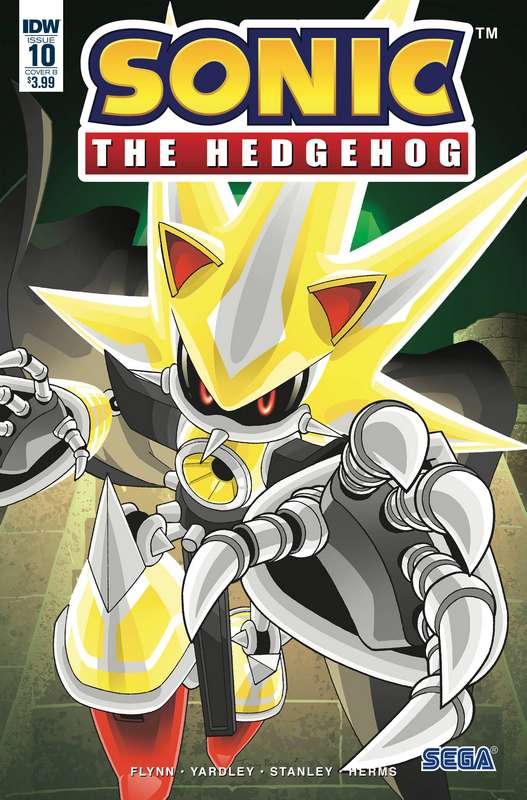 SONIC THE HEDGEHOG #10 CVR B YARDLEY