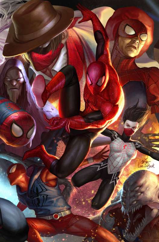 SPIDER-GEDDON #1 (OF 5) IN HYUK LEE CONNECTING VARIANT
