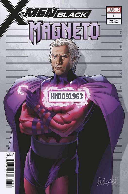 X-MEN BLACK MAGNETO #1 LARROCA MUGSHOT VARIANT