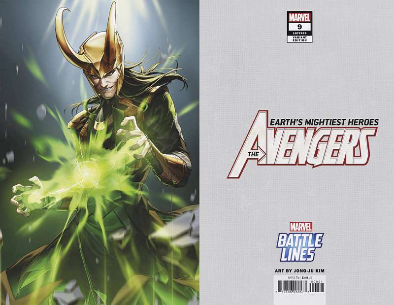 AVENGERS #9 JONG JU KIM MARVEL BATTLE LINES VARIANT
