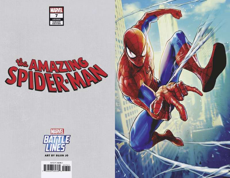 AMAZING SPIDER-MAN #7 SUJIN JO MARVEL BATTLE LINES VARIANT