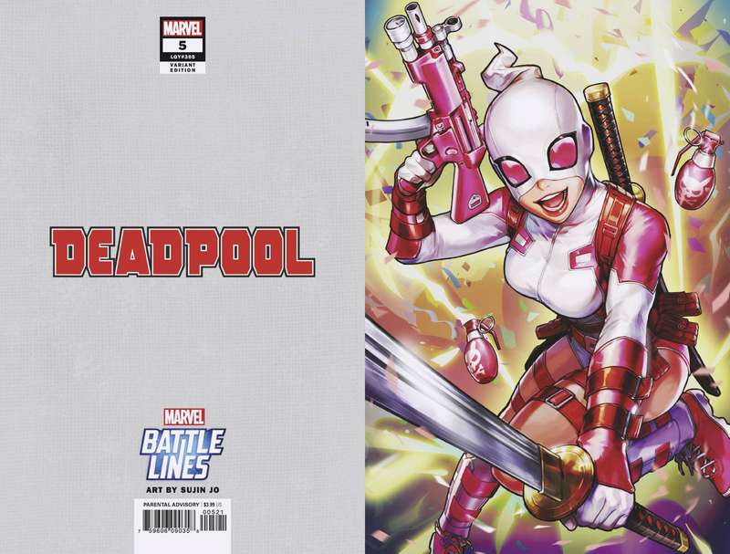 DEADPOOL #5 SUJIN JO MARVEL BATTLE LINES VARIANT