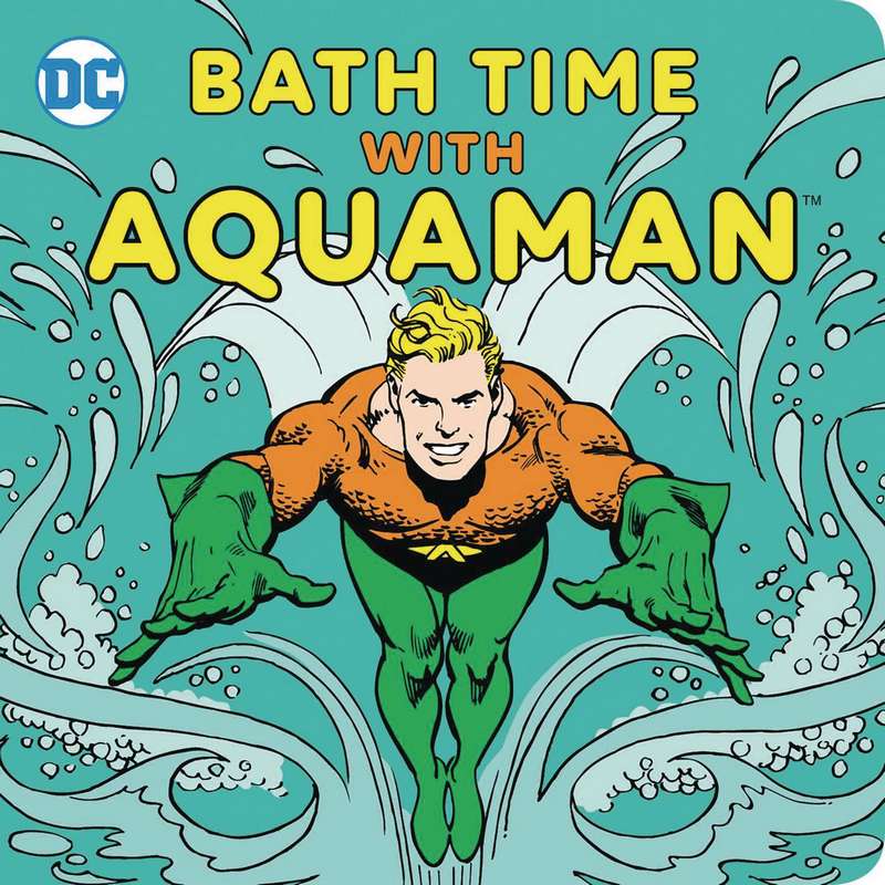 BATH TIME WITH AQUAMAN BATH BOOK