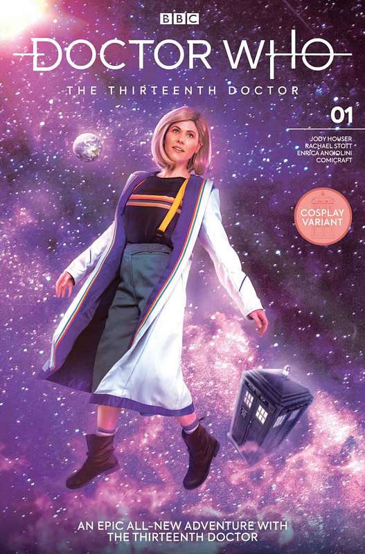 DOCTOR WHO 13TH #1 CVR K STAMOS COSPLAY