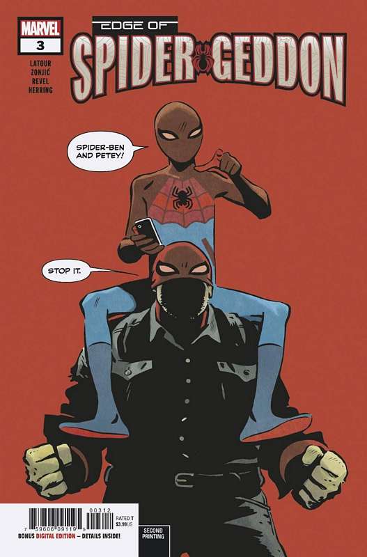 EDGE OF SPIDER-GEDDON #3 (OF 4) 2ND PTG ZONJIC VARIANT