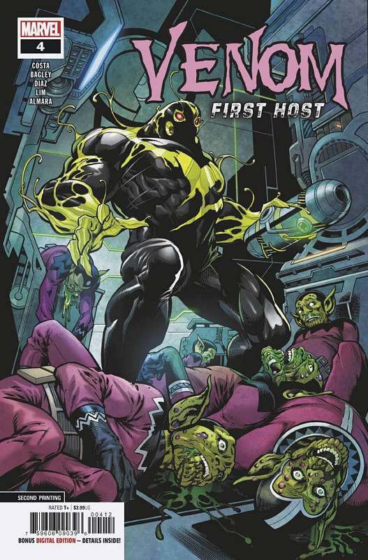 VENOM FIRST HOST #4 (OF 5) 2ND PTG BAGLEY VARIANT
