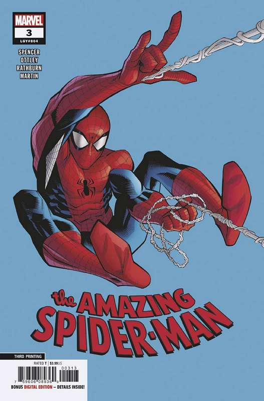 AMAZING SPIDER-MAN #3 3RD PTG OTTLEY VARIANT