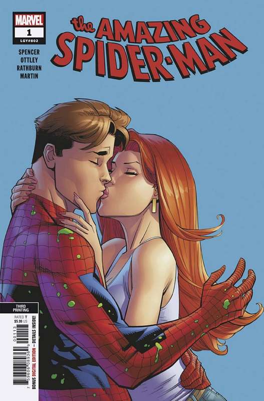 AMAZING SPIDER-MAN #1 3RD PTG OTTLEY VARIANT