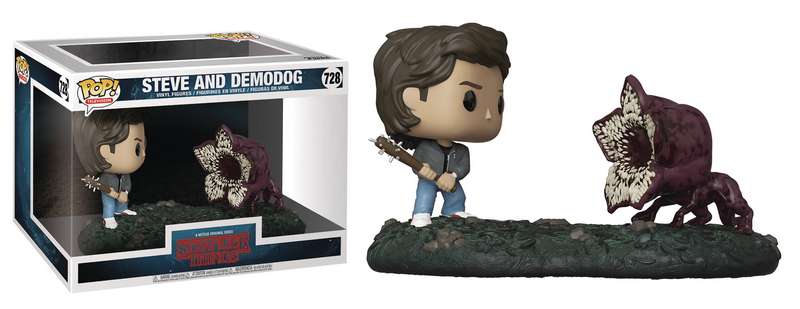 POP MOVIE MOMENT STEVE AND DEMODOG VINYL FIGURE