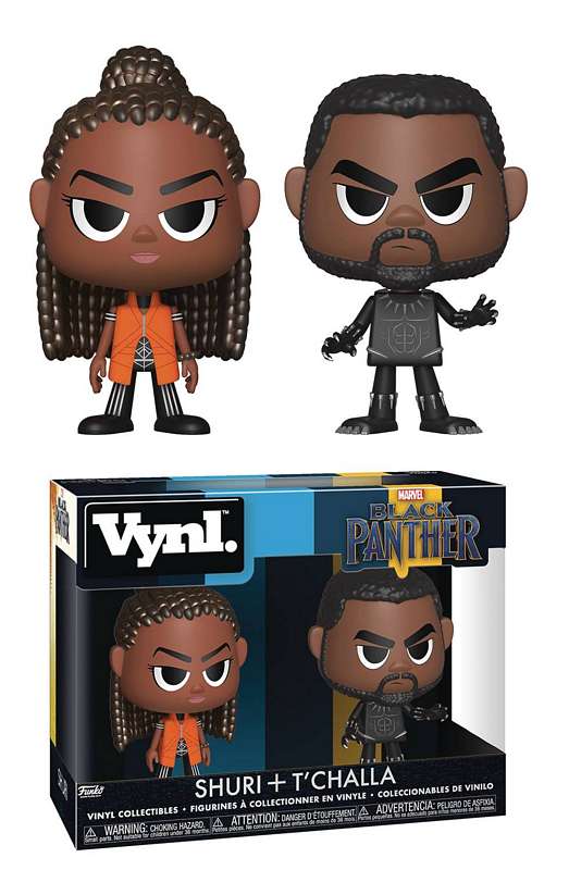 VYNL BLACK PANTHER & SHURI VINYL FIGURE 2PK
