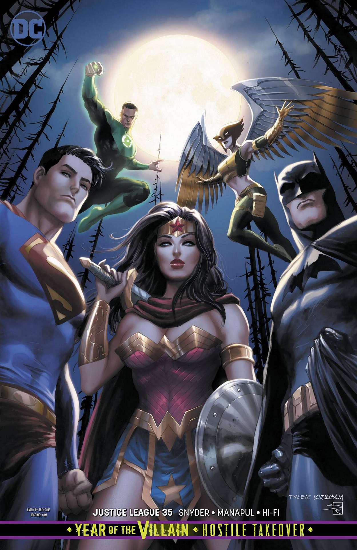 JUSTICE LEAGUE #35 VARIANT ED YOTV