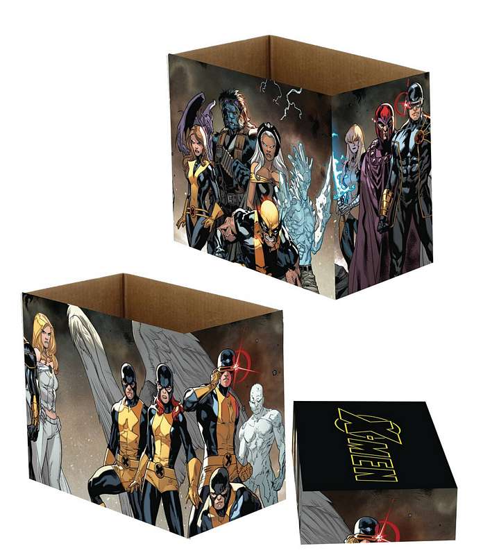 MARVEL COMICS X MEN TEAMS SHORT COMIC STORAGE BOX