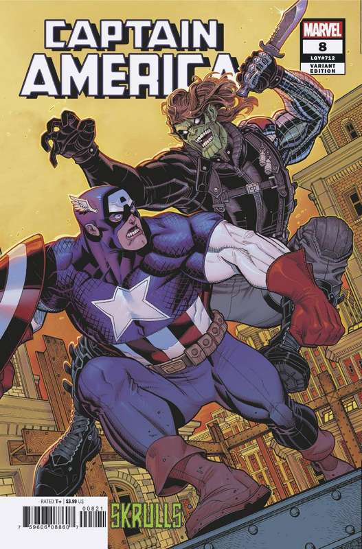 CAPTAIN AMERICA #8 LARRAZ SKRULLS VARIANT