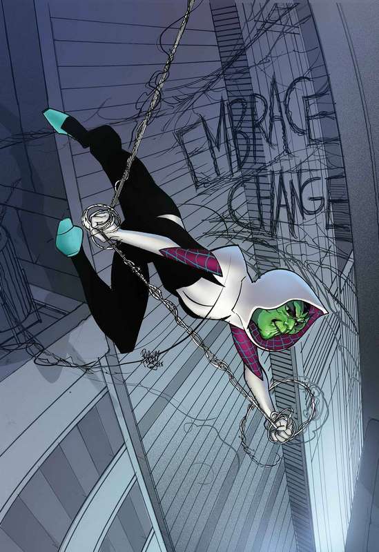 SPIDER-GWEN GHOST SPIDER #5 FERRY SKRULLS VARIANT
