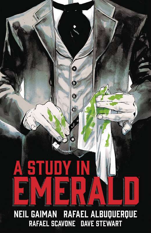 NEIL GAIMAN STUDY IN EMERALD HARDCOVER