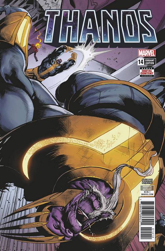 THANOS #14 4TH PTG SHAW VARIANT LEG