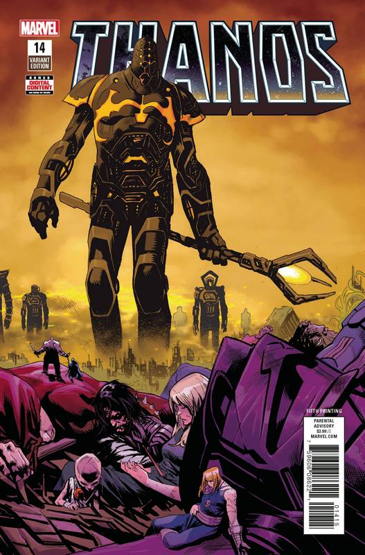 THANOS #14 5TH PTG SHAW VARIANT LEG