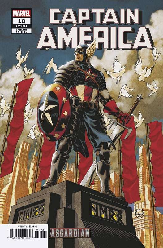 CAPTAIN AMERICA #10 BRADSHAW ASGARDIAN VARIANT