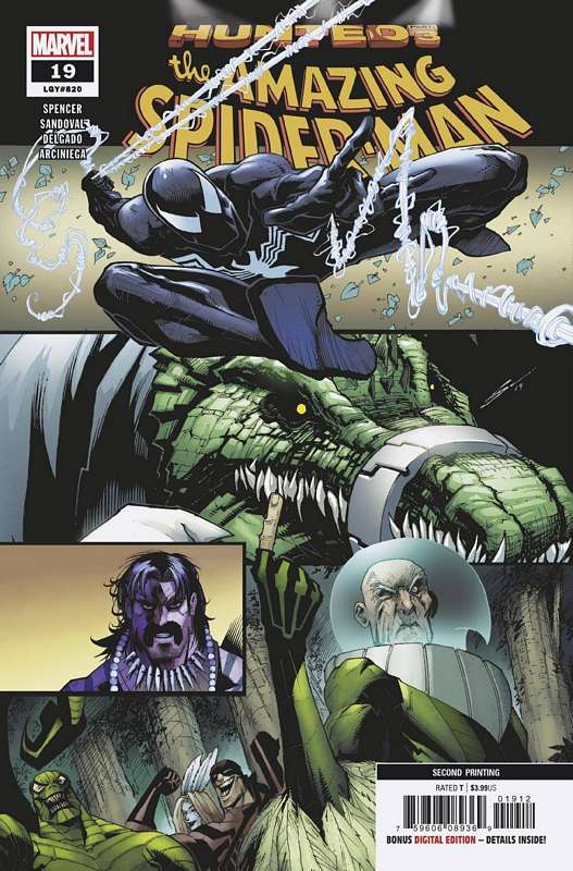 AMAZING SPIDER-MAN #19 2ND PTG SANDOVAL VARIANT