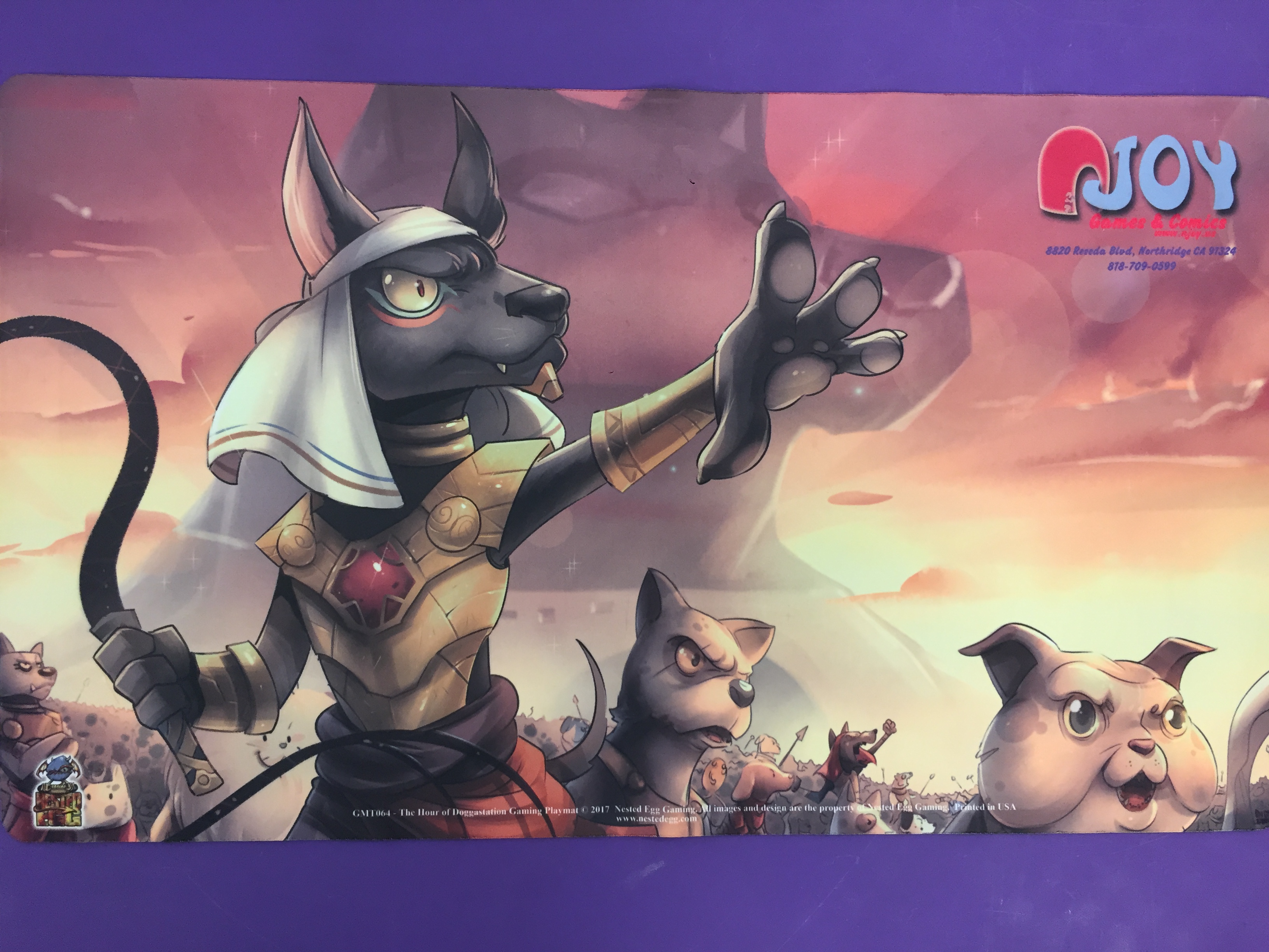 Hour of Doggistation Playmat