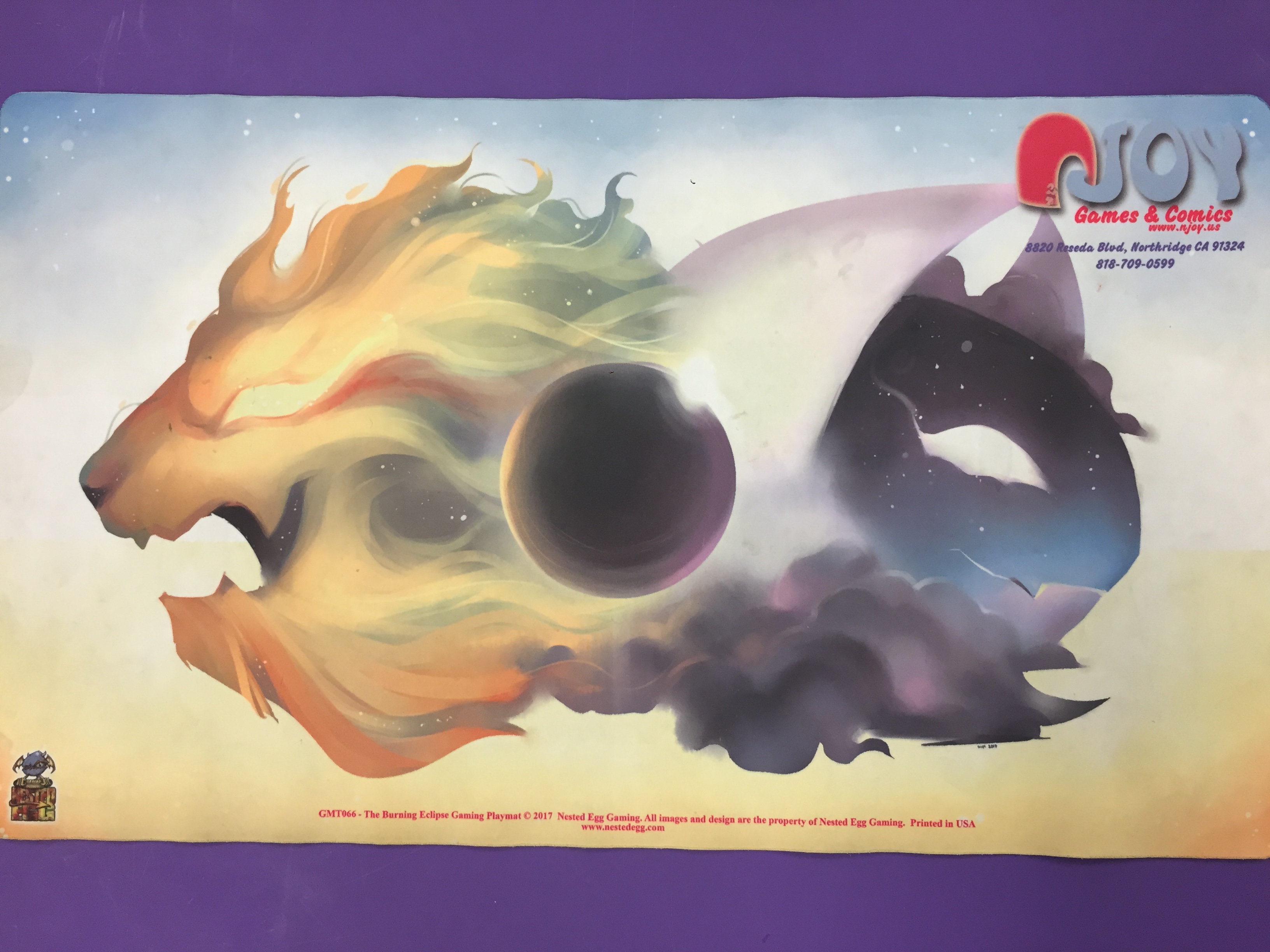 Burning Eclipse Playmat
