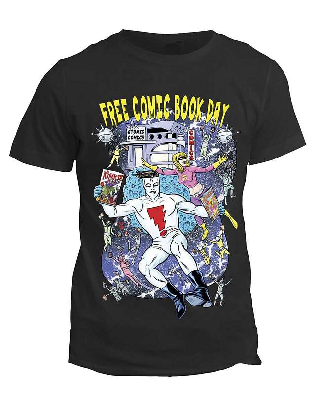 FCBD 2018 COMM ARTIST ALLRED BLACK T-SHIRT XL