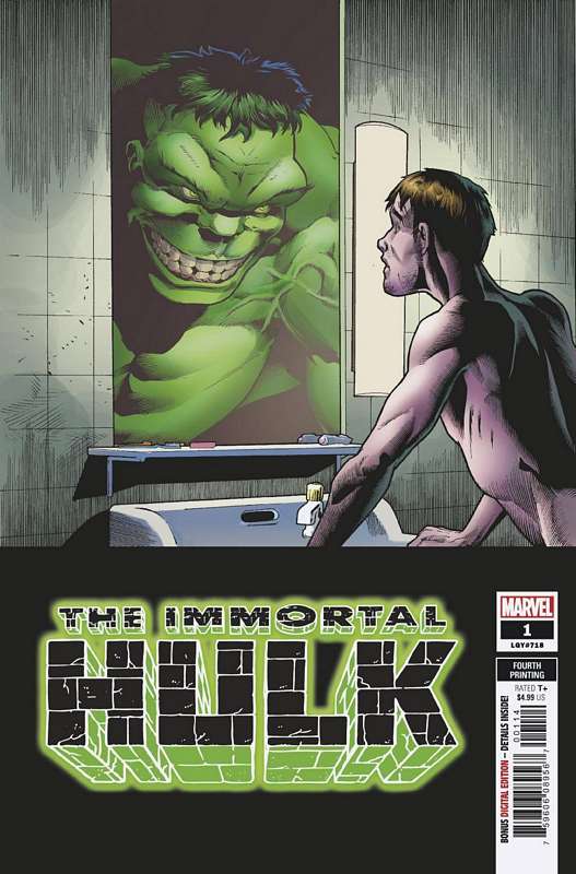 IMMORTAL HULK #1 4TH PTG BENNETT VARIANT