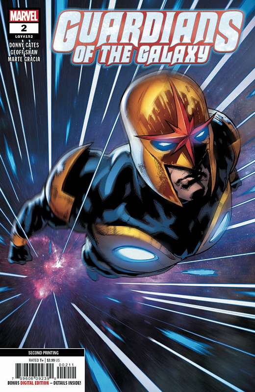 GUARDIANS OF THE GALAXY #2 2ND PTG SHAW VARIANT