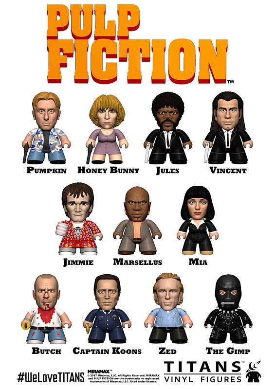 PULP FICTION COLLECTION TITANS MINI FIGURE BMB