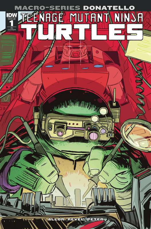 TMNT MACROSERIES DONATELLO CVR B BROWN