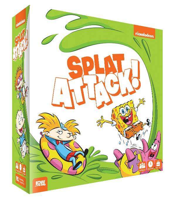 NICKELODEON SPLAT ATTACK BOARD GAME  NICKELODEON SPLAT ATTACK BOARD GAME