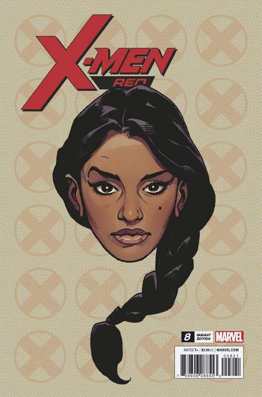 X-MEN RED #8 CHAREST HEADSHOT VARIANT