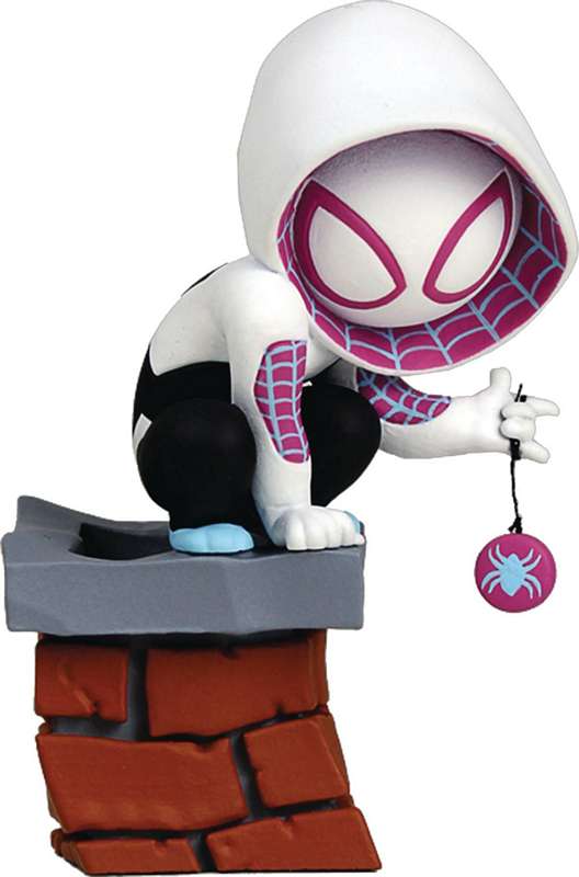 MARVEL MINI HEROES ANIMATED SPIDER-GWEN PVC STATUE