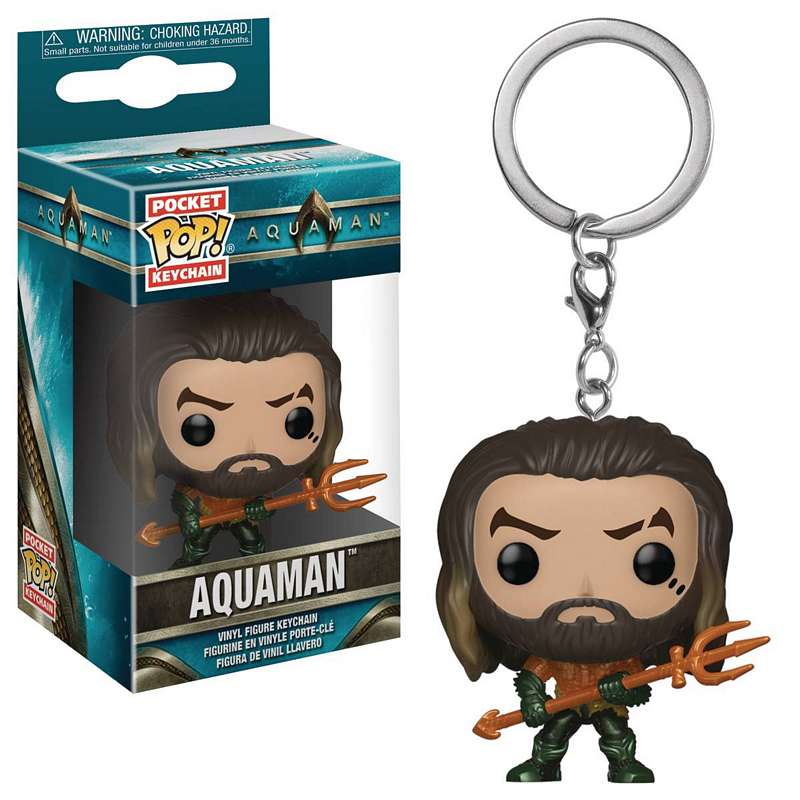 POCKET POP AQUAMAN FIGURE KEYCHAIN