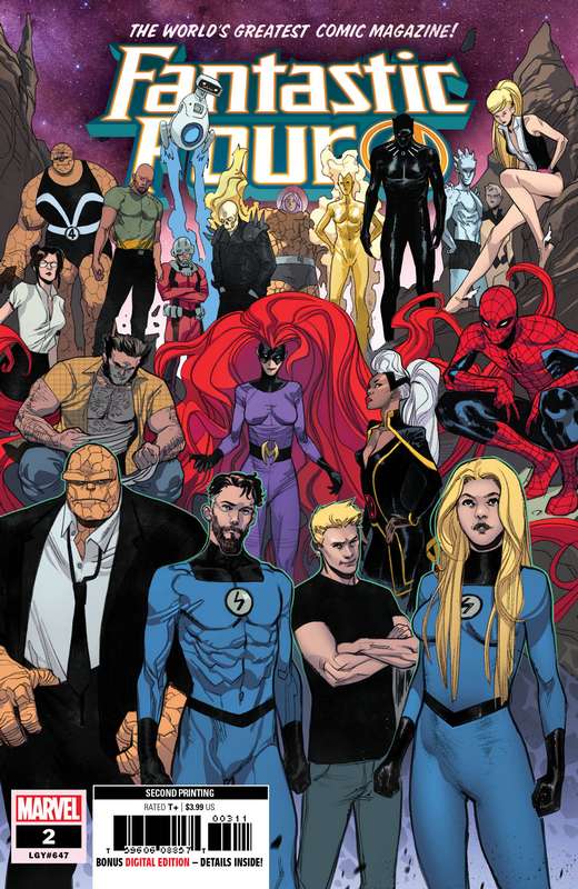 FANTASTIC FOUR #2 2ND PTG PICHELLI VARIANT