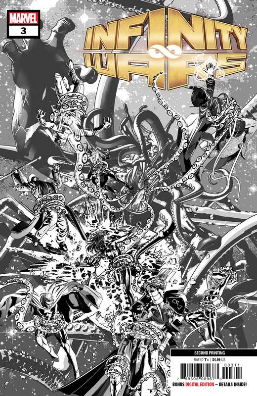 INFINITY WARS #3 (OF 6) 2ND PTG DEODATO VARIANT