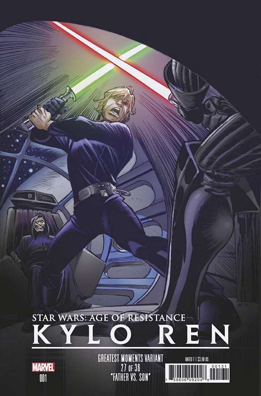 STAR WARS AOR KYLO REN #1 GREATEST MOMENTS VARIANT