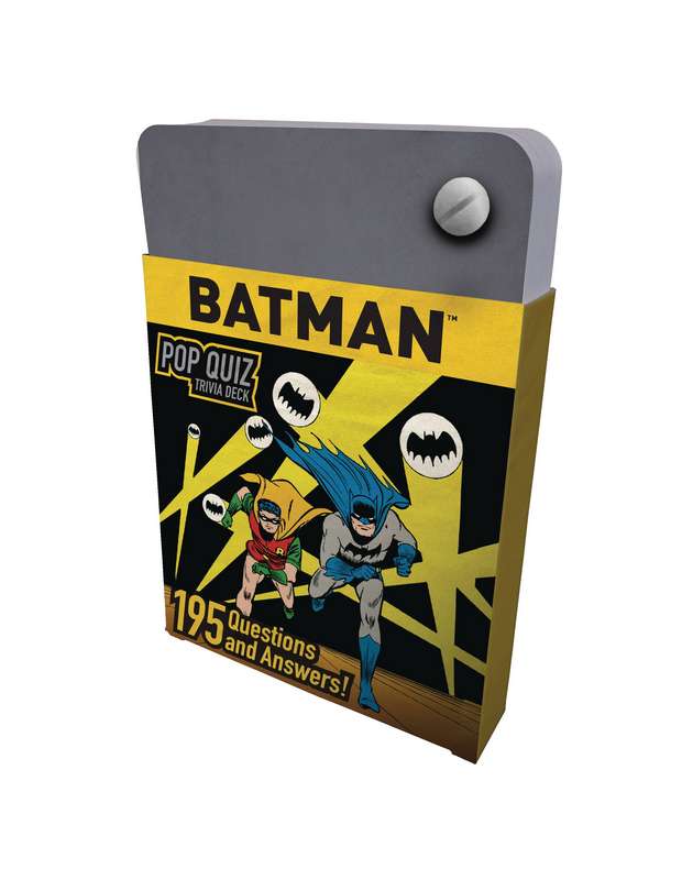 DC COMICS BATMAN POP QUIZ TRIVIA DECK