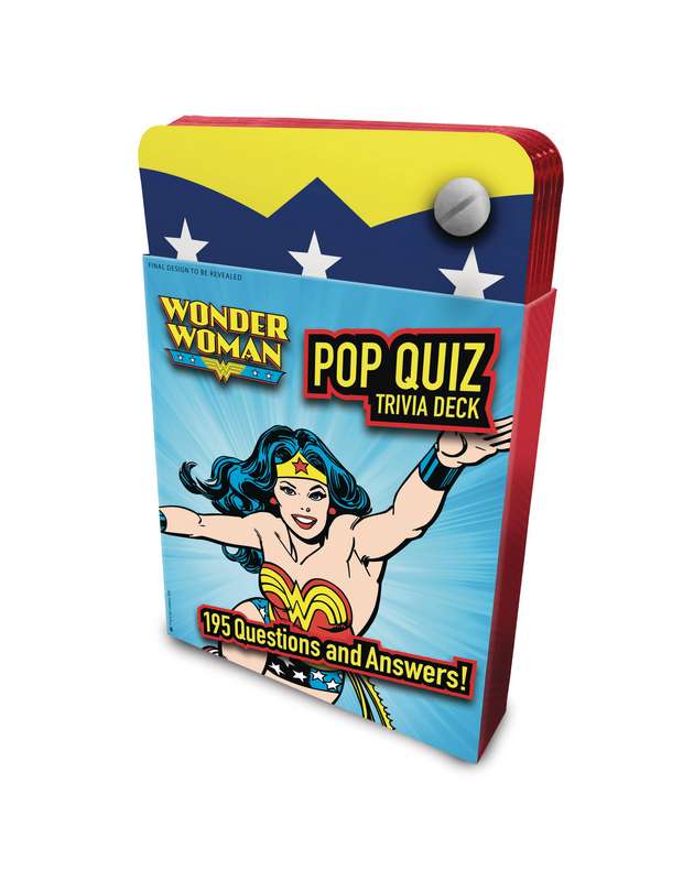 DC COMICS WONDER WOMAN POP QUIZ TRIVIA DECK