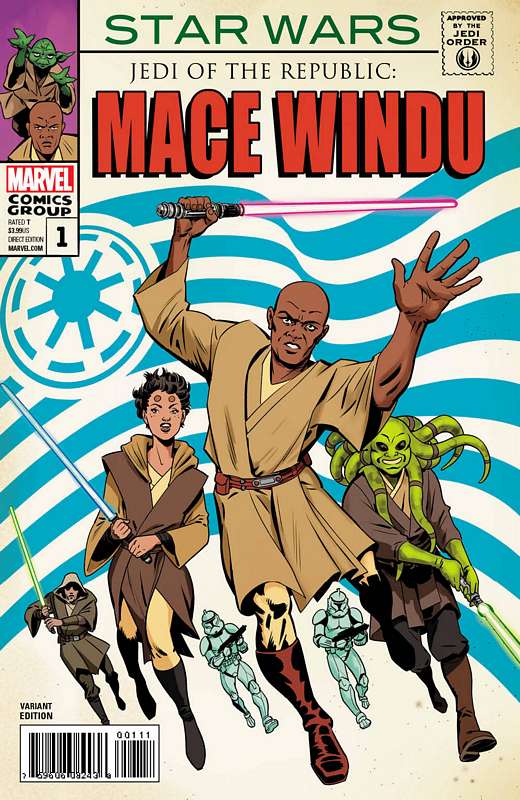 STAR WARS JEDI OF THE REPUBLIC MACE WINDU #1 (OF 5) 1:10 ARTIST HOMAGE VARIANT