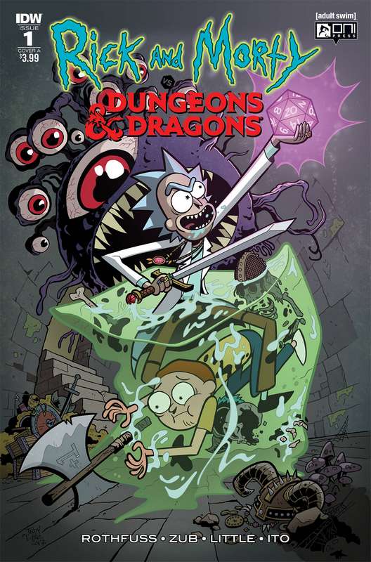 RICK & MORTY VS DUNGEONS & DRAGONS #1 (OF 4) CVR A LITTLE