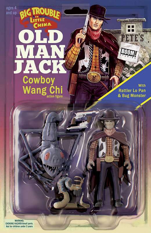 BIG TROUBLE IN LITTLE CHINA OLD MAN JACK #12 SUBSCRIPTION ACTION FIG VARIANT