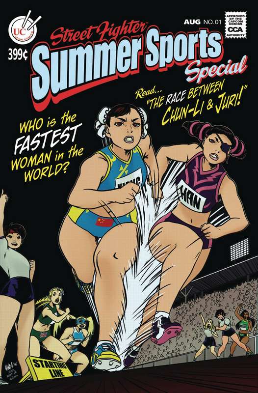 STREET FIGHTER SUMMER SPORTS SPECIAL #1 1:10 RETAILER HOMAGE CVR