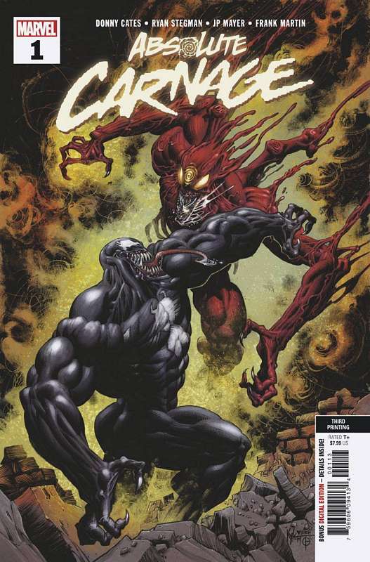 ABSOLUTE CARNAGE #1 (OF 5) 3RD PTG NEW ART HOTZ VARIANT AC