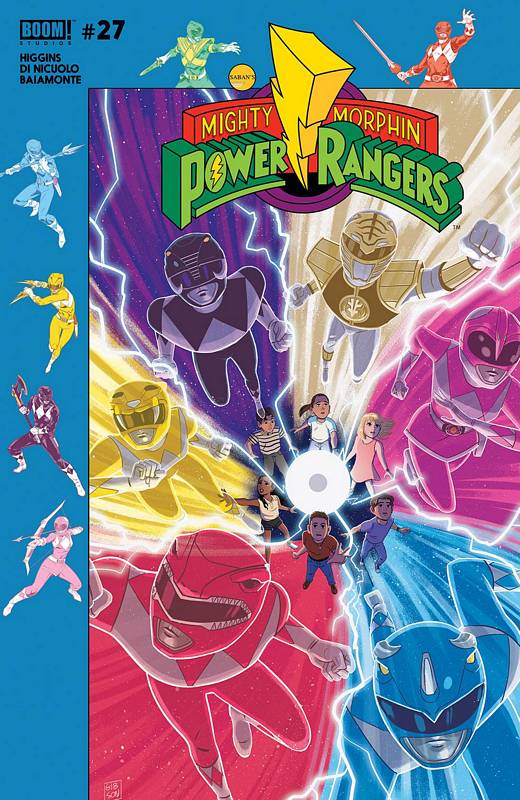 MIGHTY MORPHIN POWER RANGERS #27 SUBSCRIPTION GIBSON VARIANT SG
