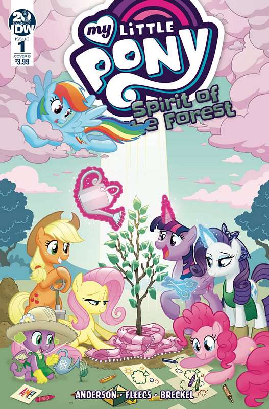 MY LITTLE PONY SPIRIT OF THE FOREST #1 (OF 3) CVR B FLEECS